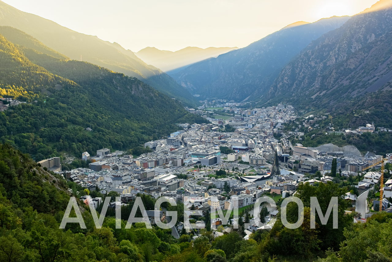 Andorra la Vella, capital city of Andorra