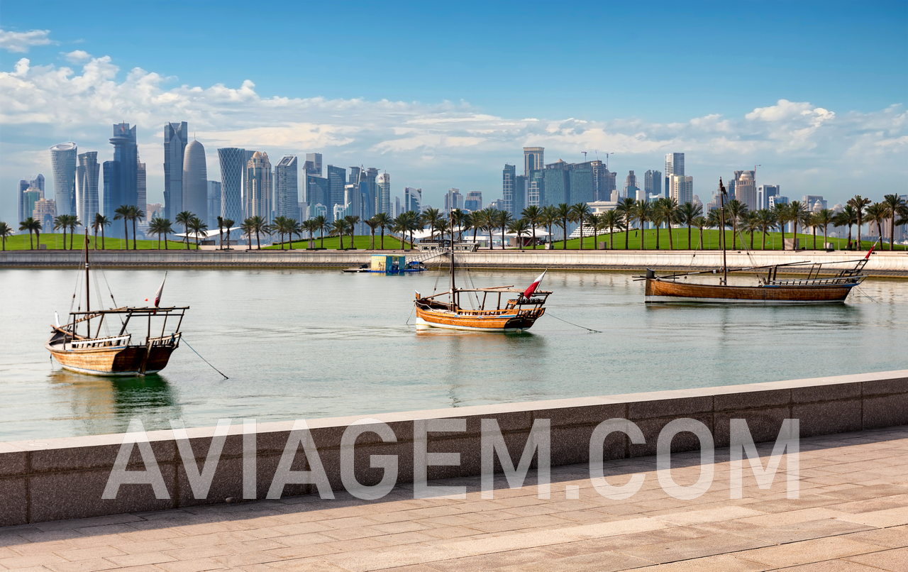 Doha, capital city of Qatar