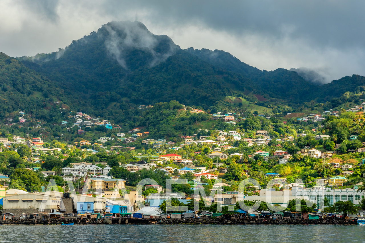 Kingstown, capital city of Saint Vincent and the Grenadines