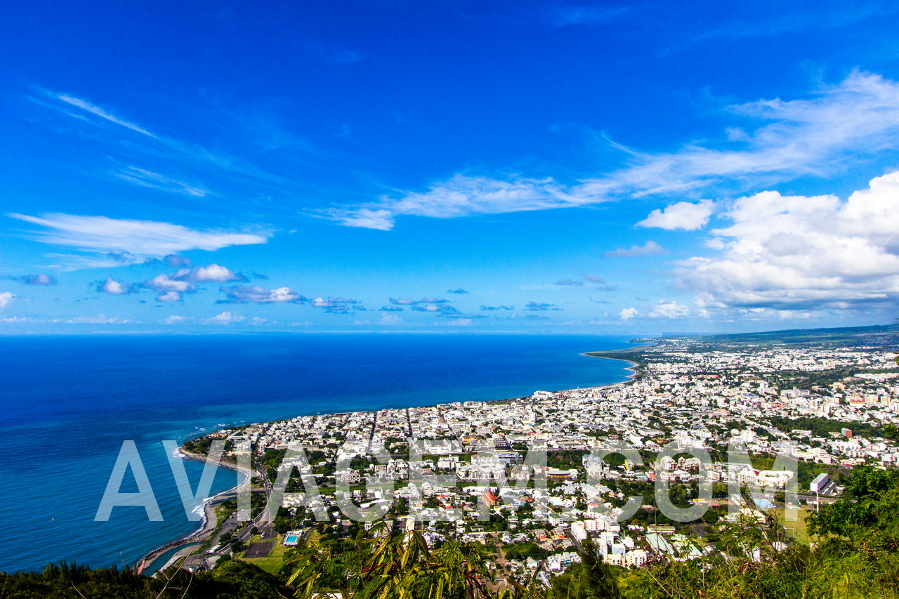 Saint-Denis, capital city of Reunion