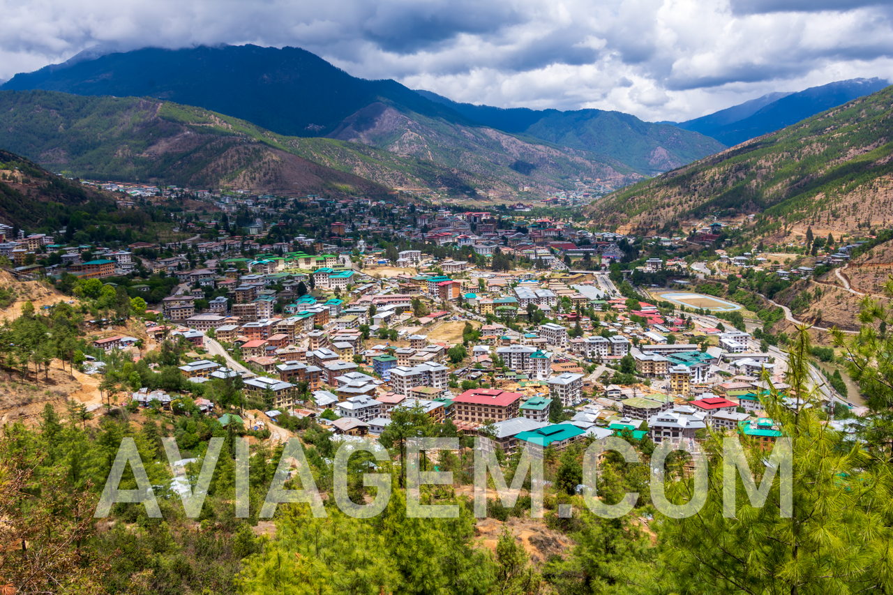 Thimphu, capital city of Bhutan