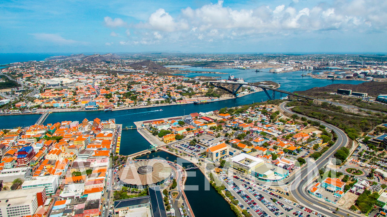 Willemstad, capital city of Curacao