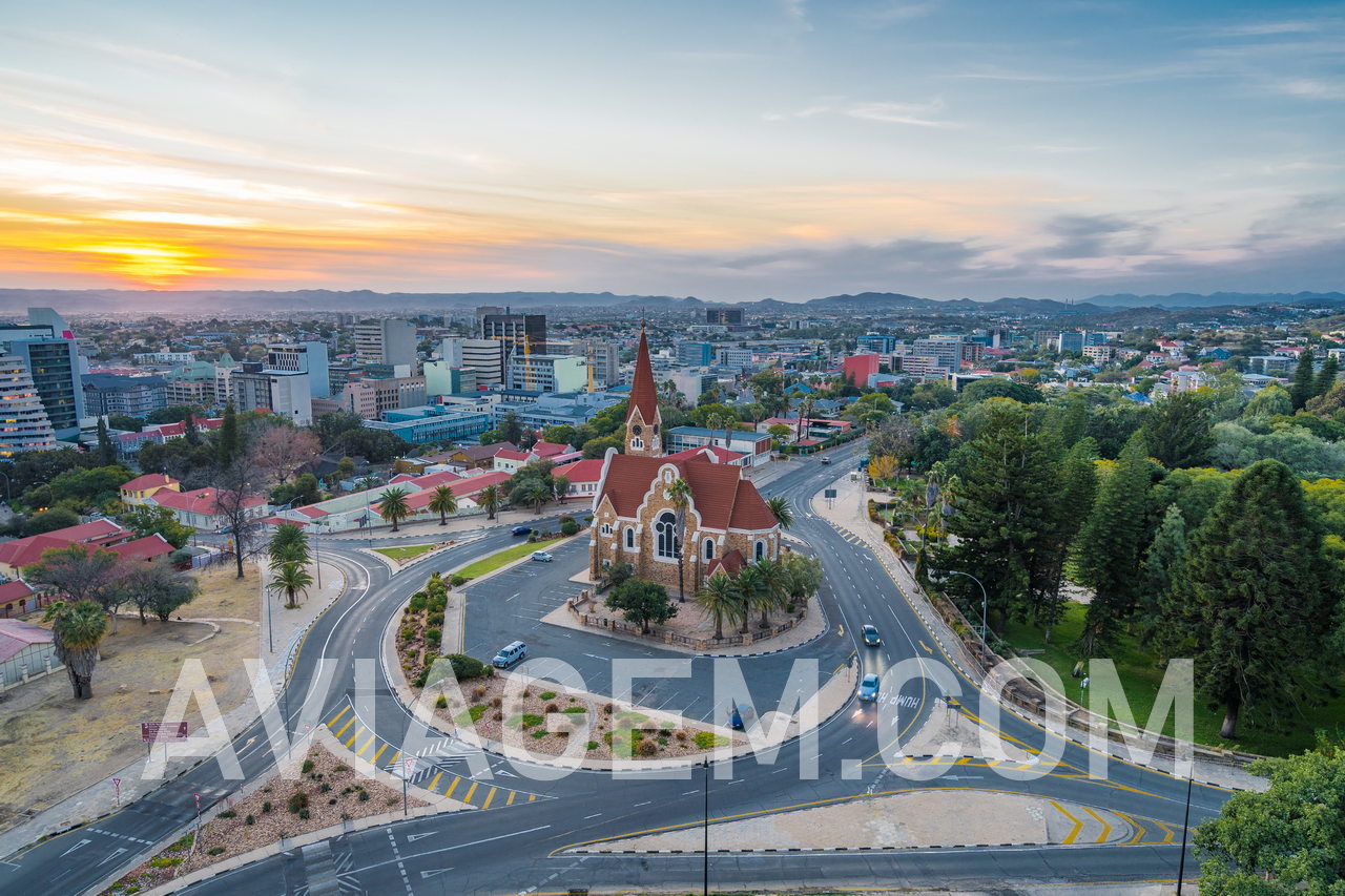 Windhoek, capital city of Namibia
