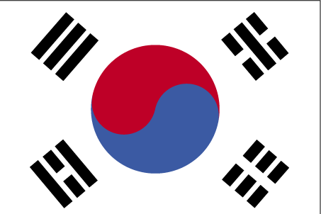 South Korea flag flag of South Korea