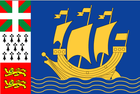 flag of Saint Pierre and Miquelon