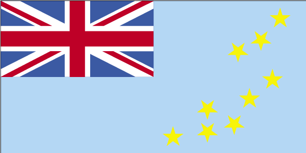 Tuvalu flag flag of Tuvalu