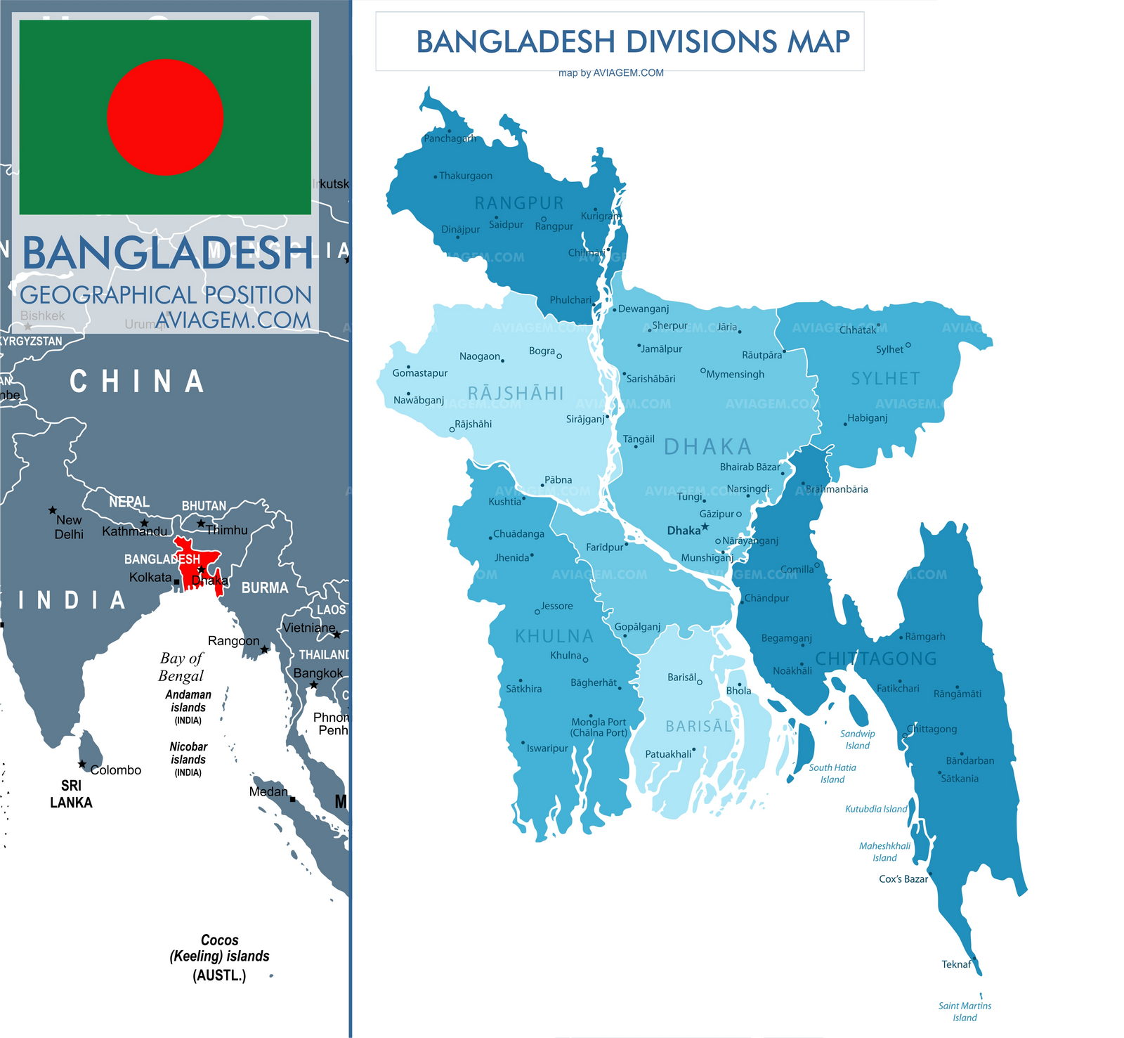 Bangladesh map