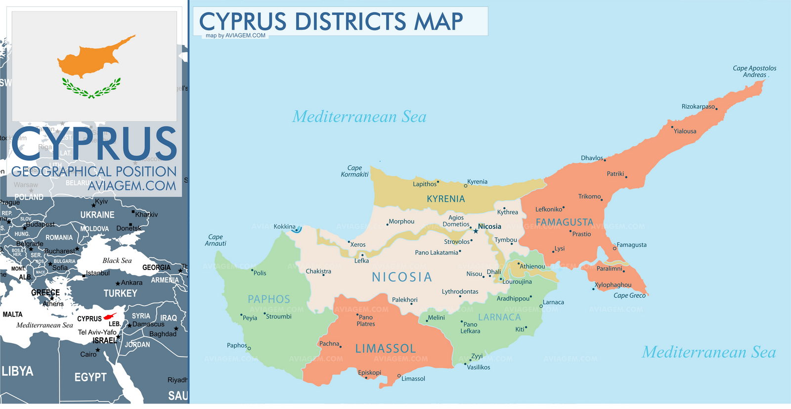 Cyprus map