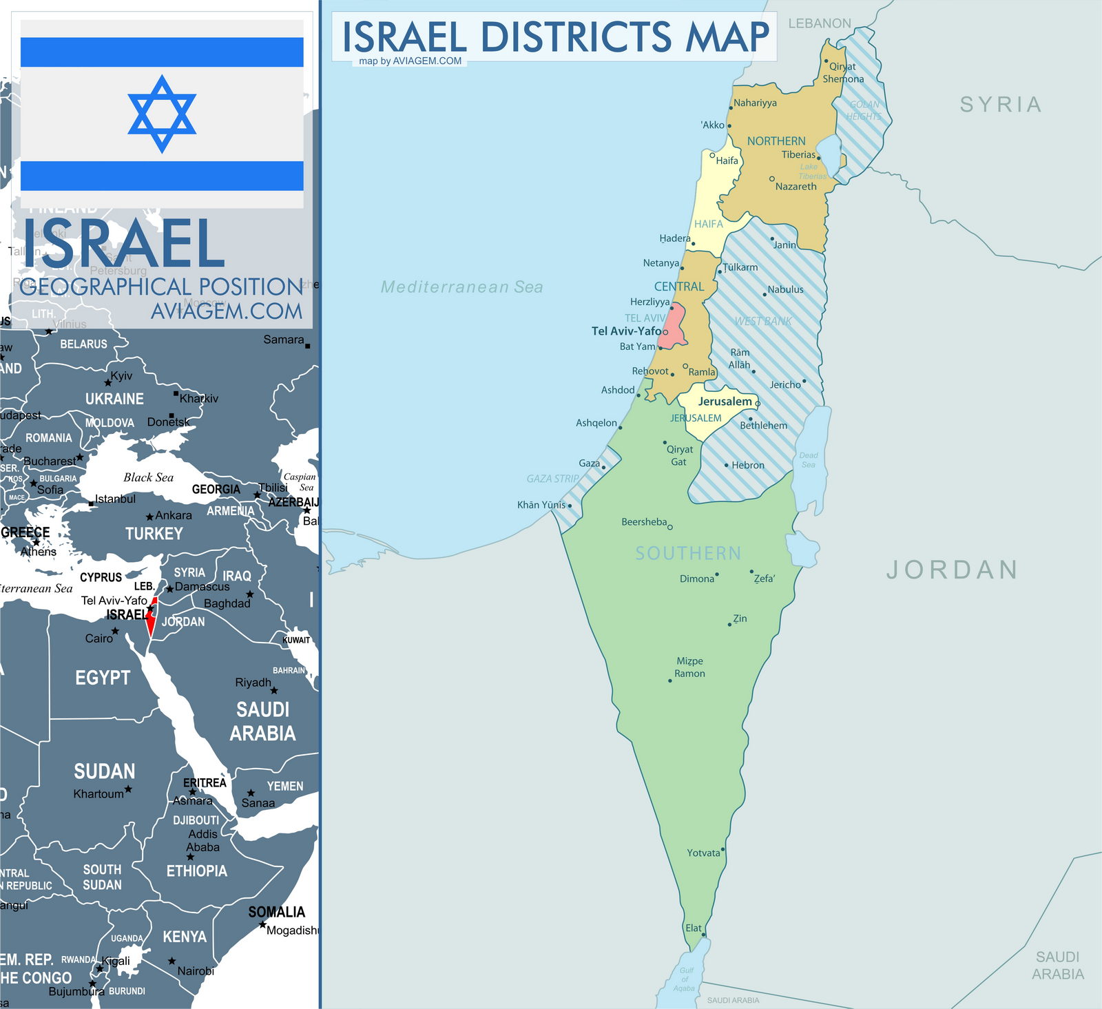 Israel map