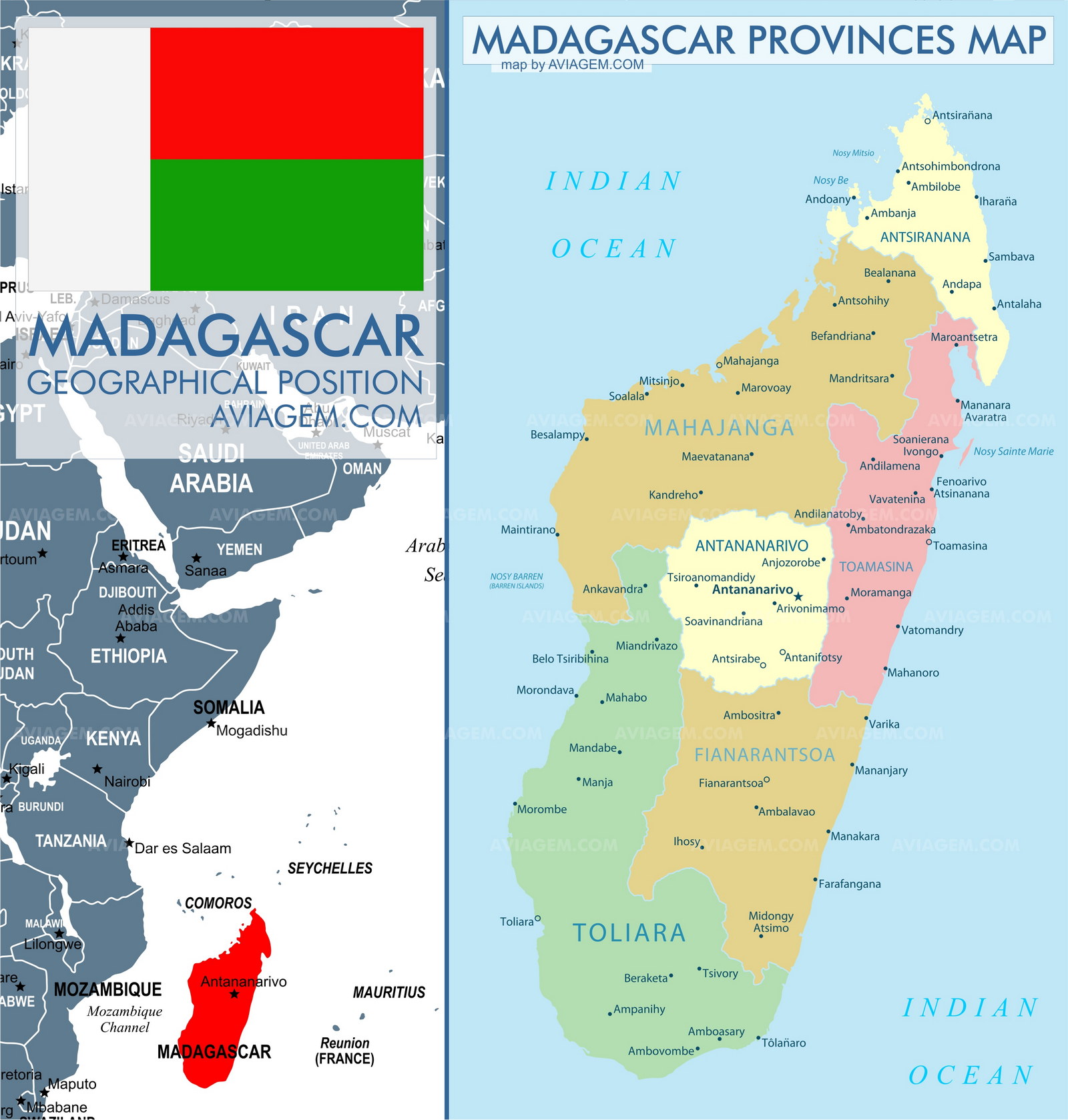 Madagascar map