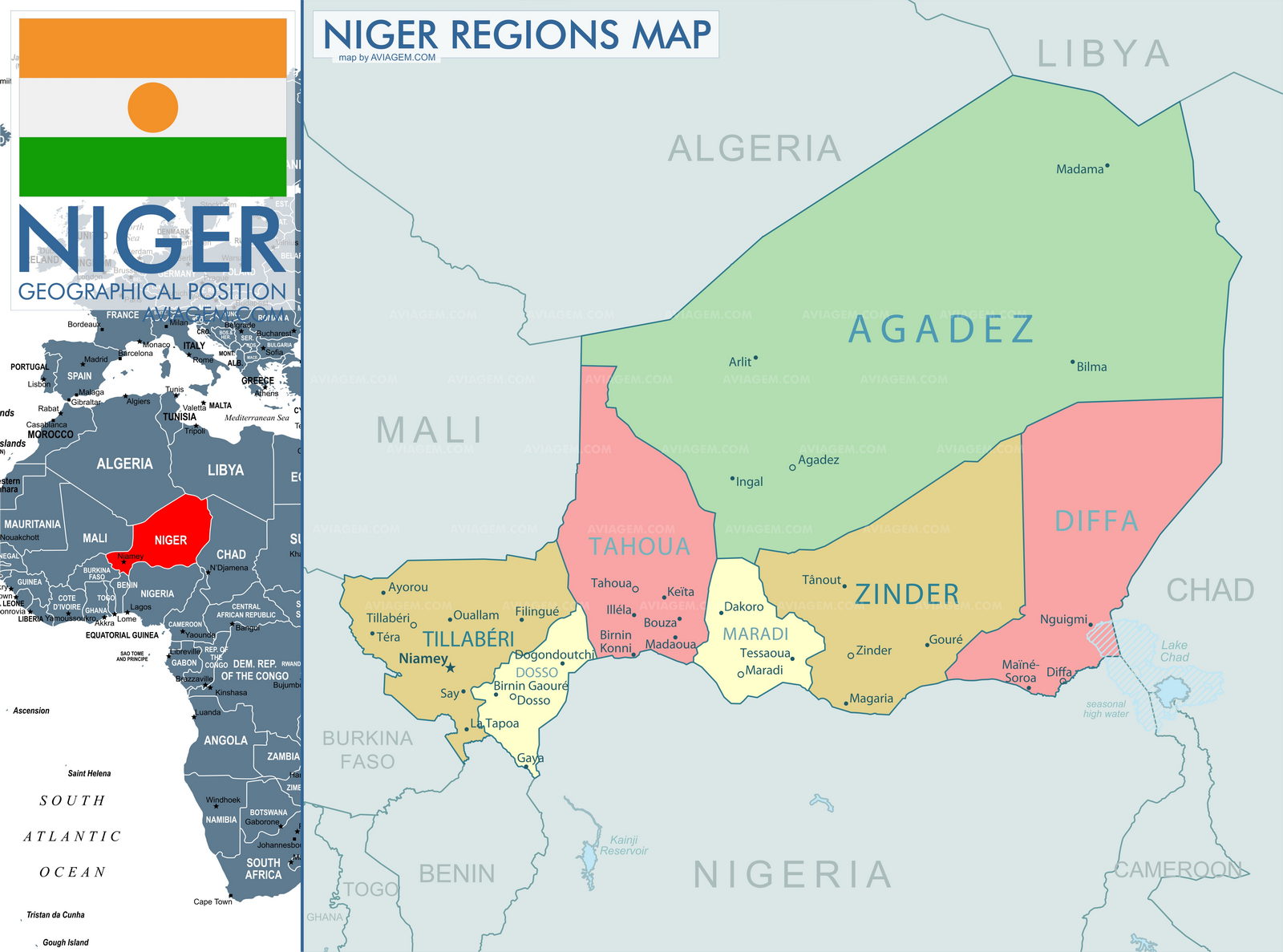 Niger map