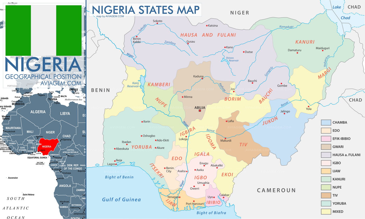 Nigeria map