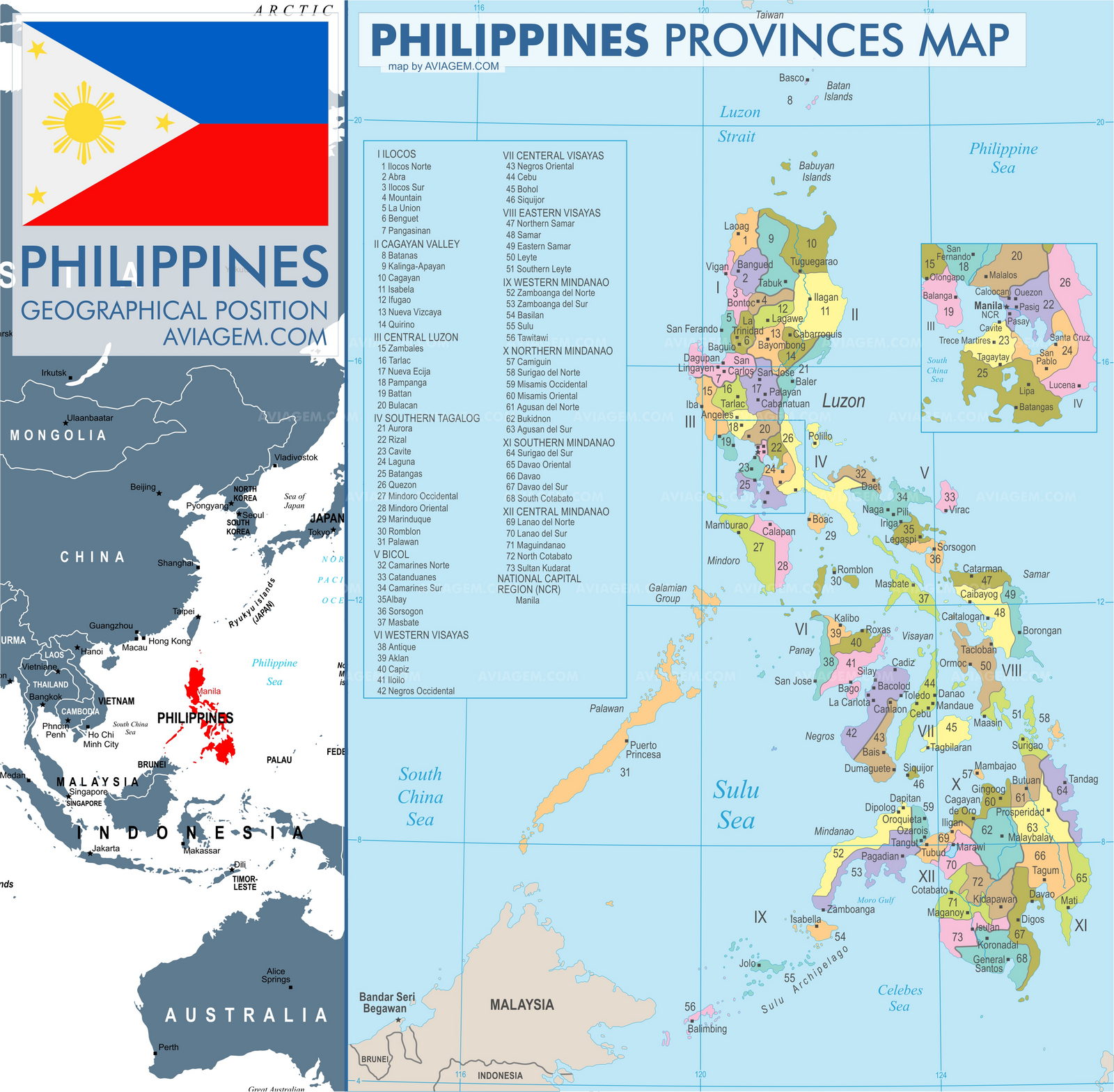 Philippines map