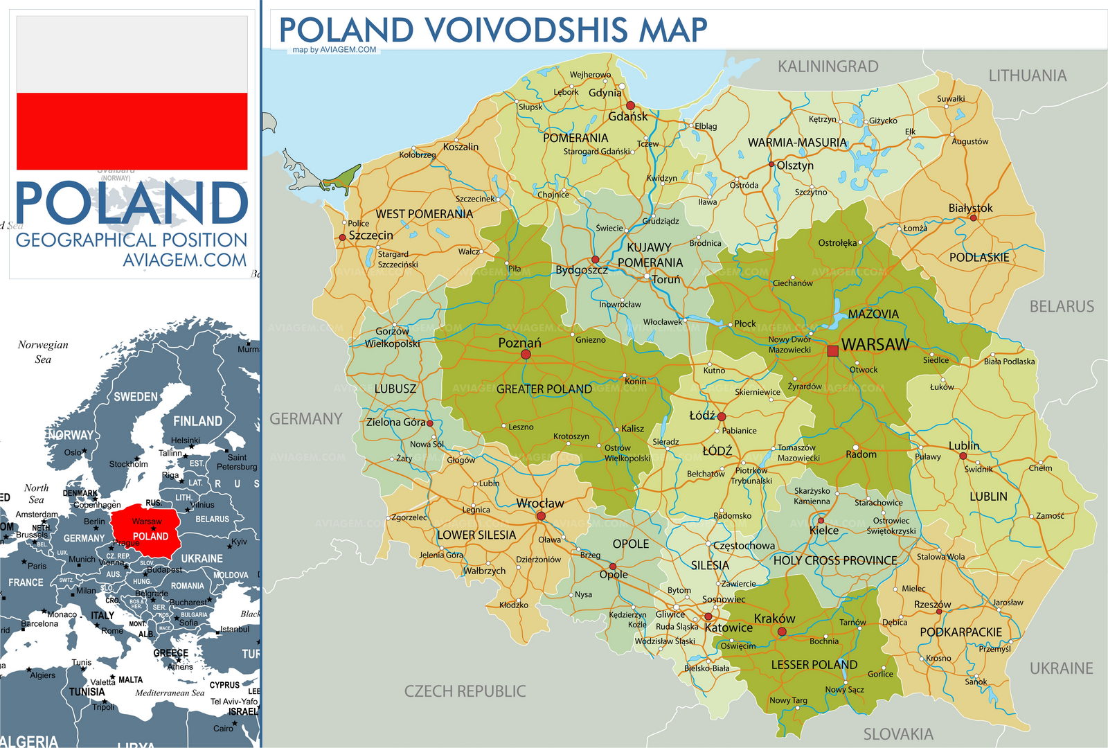 Poland map
