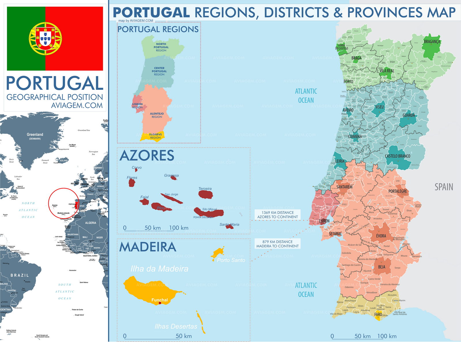 Portugal map
