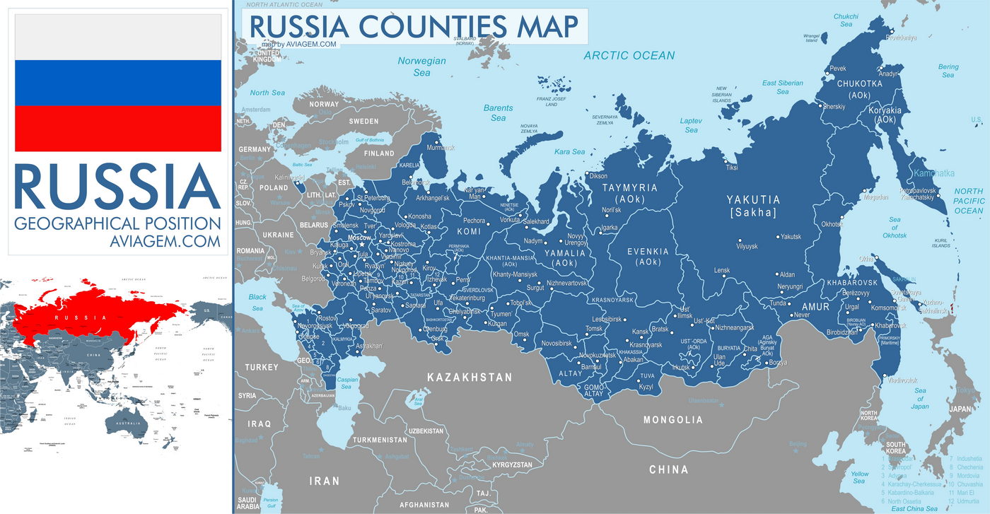 Russia map