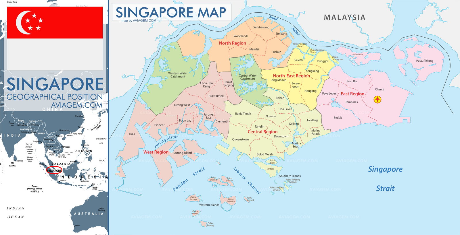 Singapore map
