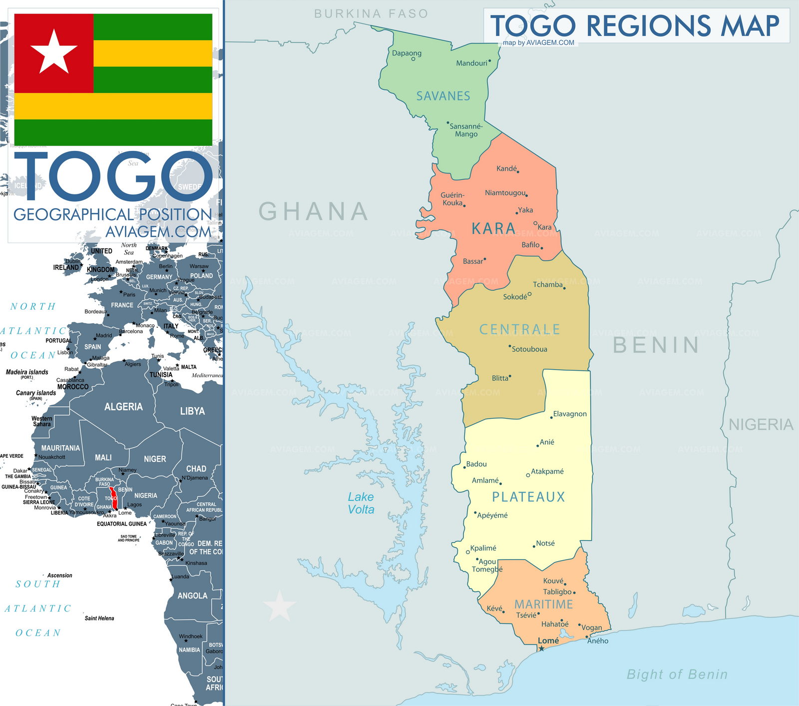 Togo map