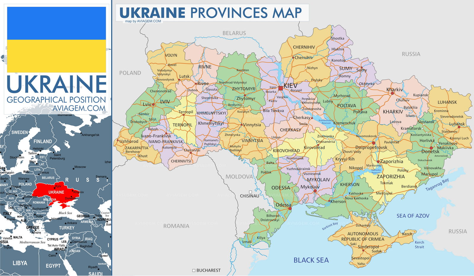 Ukraine map