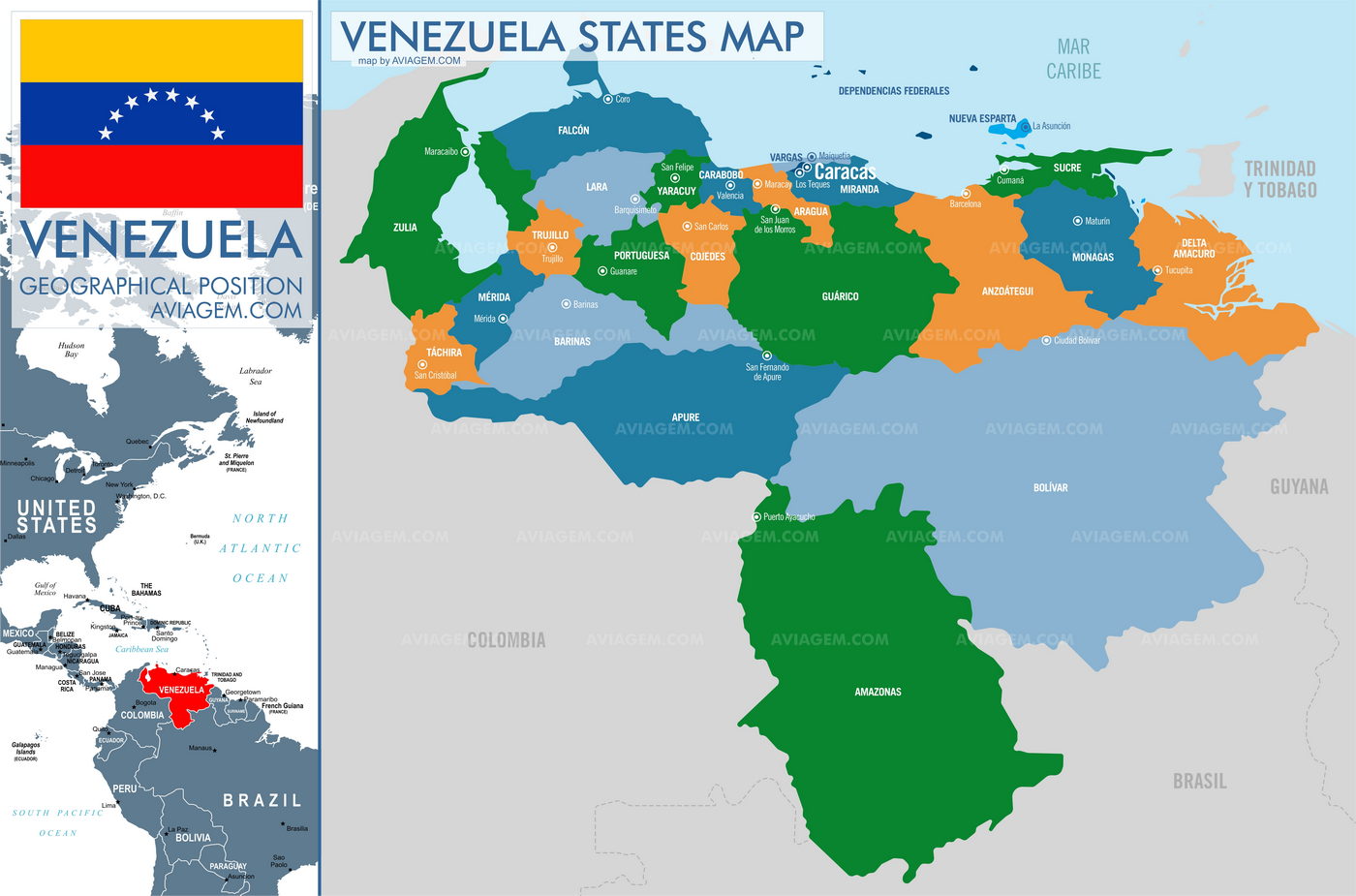 Venezuela map